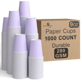 9 Oz. Lavender Paper Cups | Case of 1000
